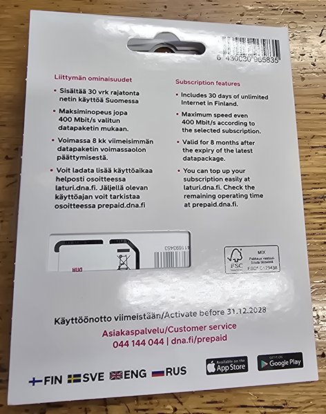 Kuva ilmoituksesta